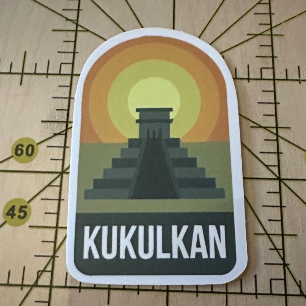 💜13/$13 +Bundle Sticker Sale | Travel Kukulkan Waterproof Sticker
